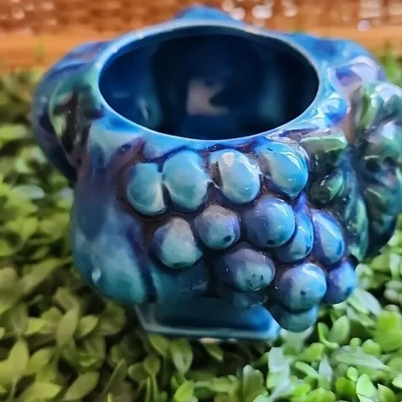 Vintage Inarco Indigo Blue Lidded Preserves Jar - Picture 12 of 17